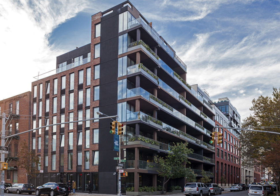 MasterWall and window solutions set in a red-brick American building project.