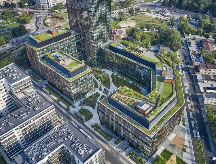 ConceptWall 50 Façades, MasterLine 8 Windows, MasterLine 8 Doors, CW 50-HI Façades and CW 50-SC Façades - Forest located in Warsaw, Poland