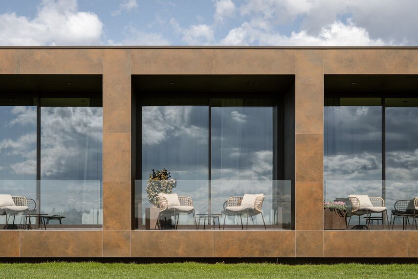 HiFinity Sliding & Folding and ConceptPatio 155 Sliding & Folding - Cantine Vie di Romans located in Gorizia, Italy