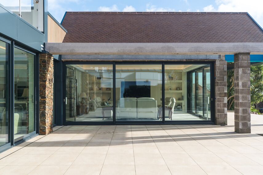SlimLine 68 Windows, ConceptPatio 130 Sliding & Folding and ConceptSystem 77 Doors - Waters Edge located in Exeter, United Kingdom