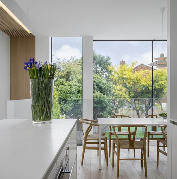 ConceptSystem 77 Doors, ConceptPatio 130 Sliding & Folding and CW 50-SC Façades - House Newbridge Avenue located in Dublin, Ireland