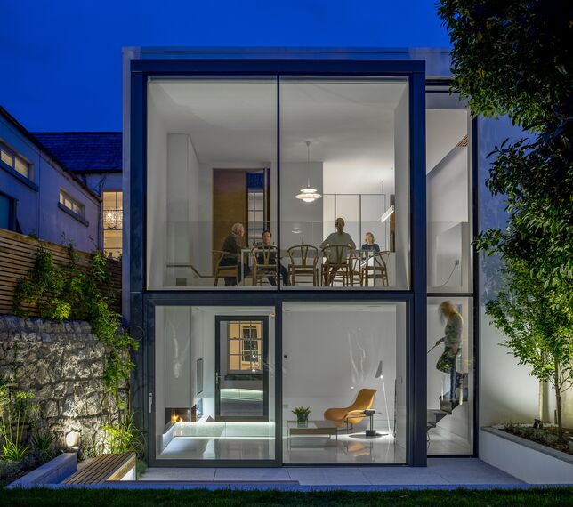 ConceptSystem 77 Doors, ConceptPatio 130 Sliding & Folding and CW 50-SC Façades - House Newbridge Avenue located in Dublin, Ireland