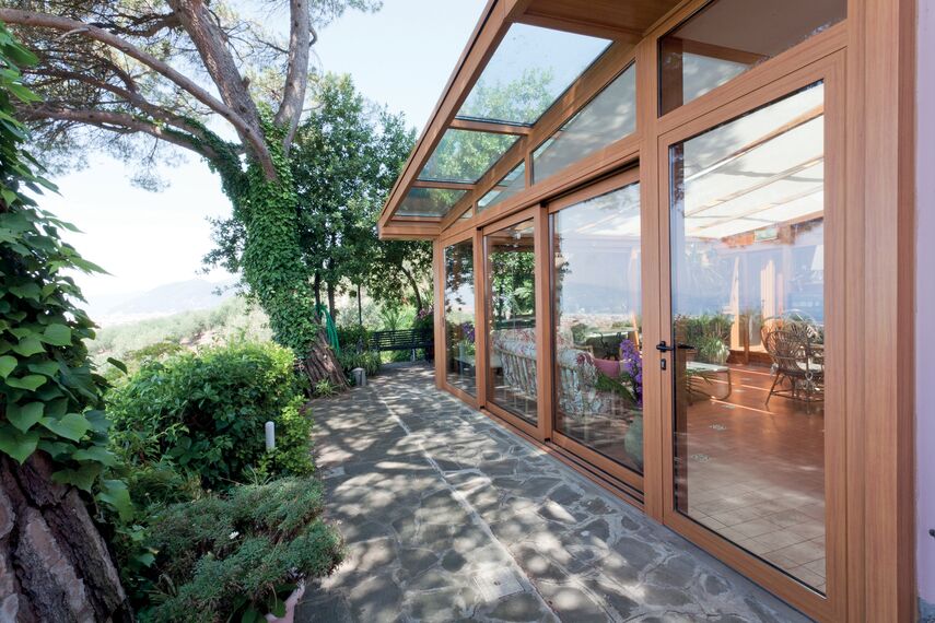 ConceptWall 60 Façades and ConceptRoof 120 Conservatories - Conservatory Conservatory Lavagna located in Vigolzone, Italy