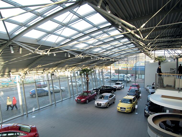 ConceptWall 50 Façades - Car Center Audi (Dnepropetrovsk) located in Dnepropetrovsk, Ukraine