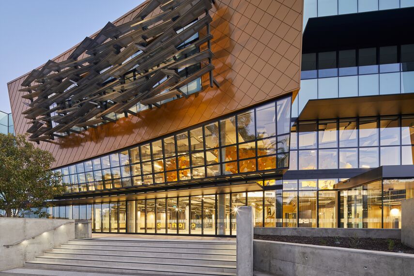 CW 60-SC Façades - Community centre Belmont Hub located in Perth, Australia