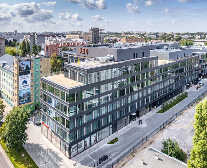 ConceptWall 50 Façades, MasterLine 8 Windows, CW 50-HI Façades, CW 50-SC Façades, MasterLine 8 HI Windows and MasterLine 8 Hidden Vent Windows - X20 located in Warsaw, Poland