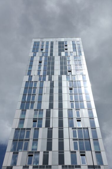 CW 65-EF Façades - Media City located in Manchester, United Kingdom