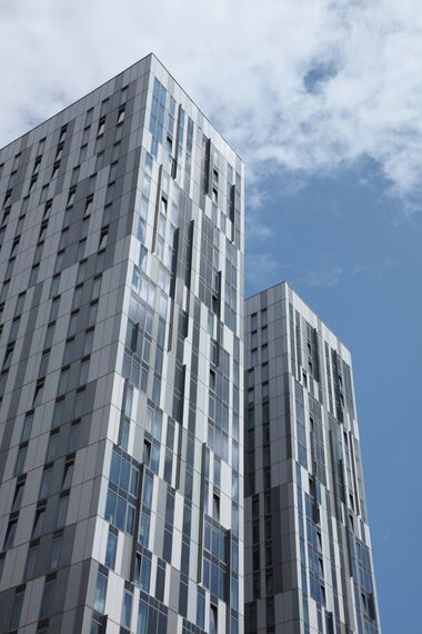 CW 65-EF Façades - Media City located in Manchester, United Kingdom