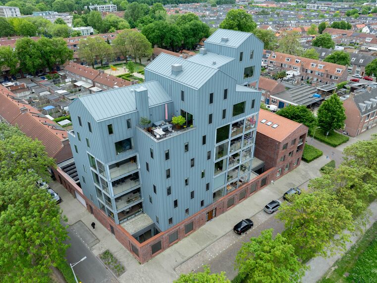 SlimLine 38 Windows, ConceptPatio 130 Sliding & Folding and ConceptPatio 155 Sliding & Folding - Wolstad Piushaven located in Tilburg, The Netherlands