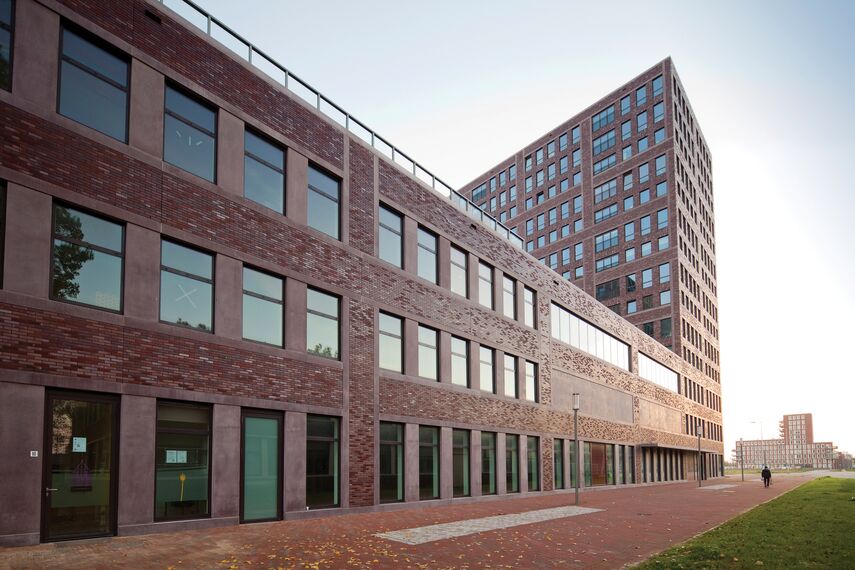 ConceptWall 50 Façades, CS 77 Hidden Vent Windows and CS 77 Fire Proof Windows - Musa located in Rotterdam, The Netherlands