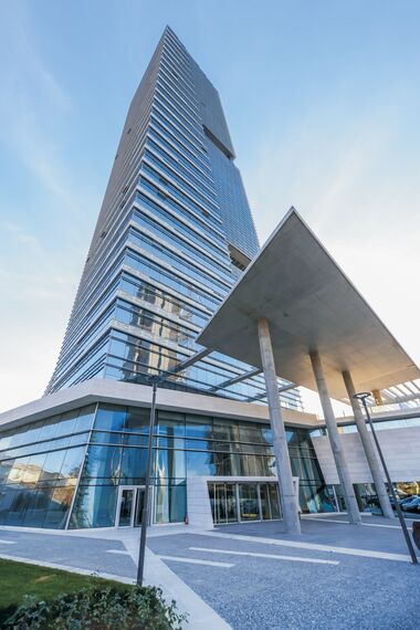 CW 50-SC Façades - Business center Paragon Tower located in Ankara, Turkey