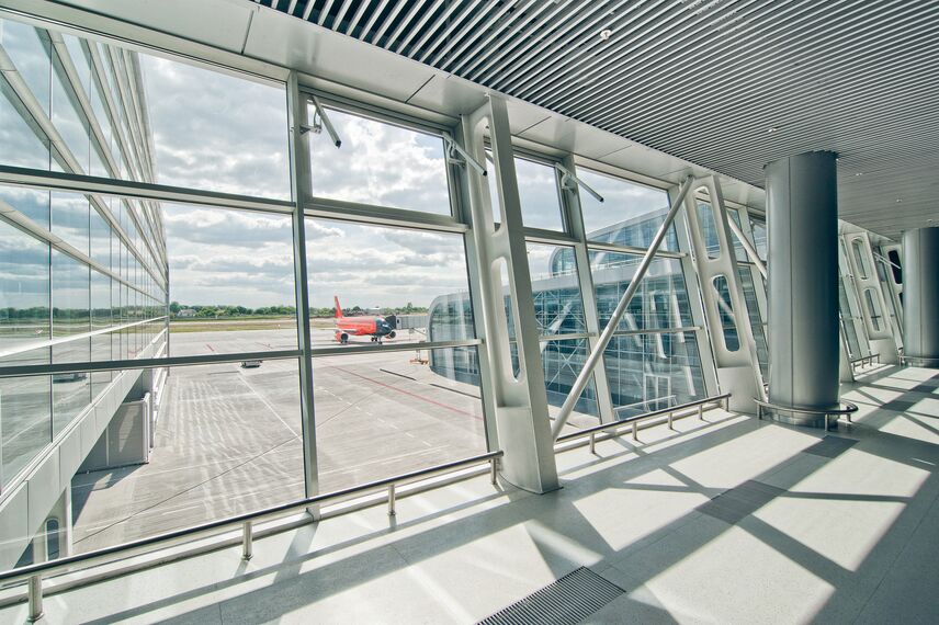 ConceptWall 50 Façades - International airport Lviv Danylo Halytskyi located in Lviv, Ukraine