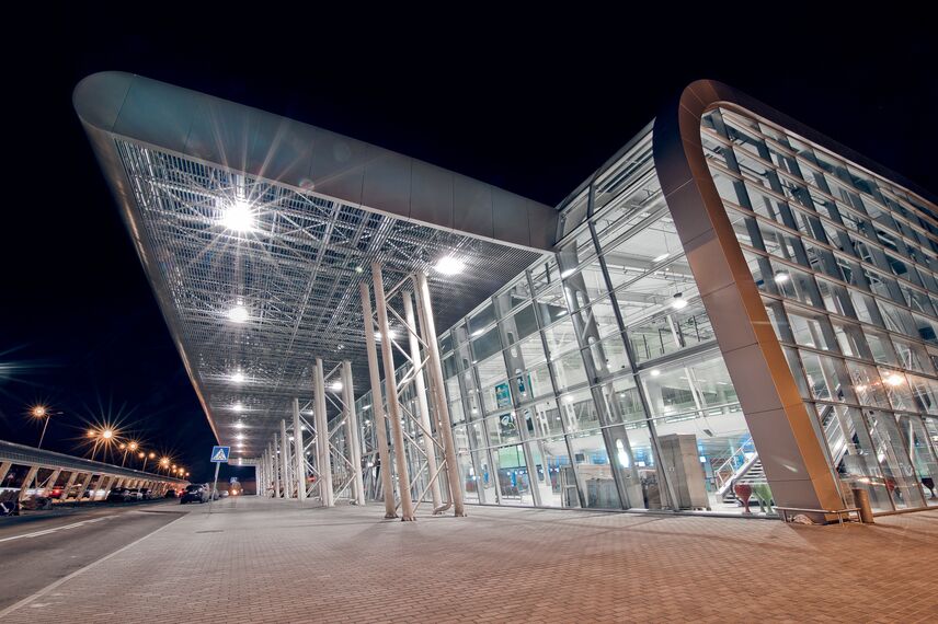 ConceptWall 50 Façades - International airport Lviv Danylo Halytskyi located in Lviv, Ukraine