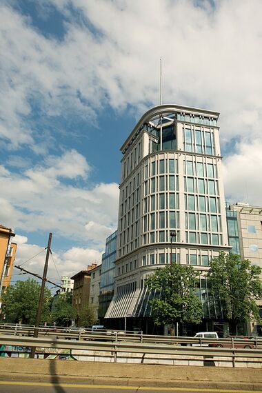 ConceptWall 50 Façades - Office building The Needle Office Building located in Sofia, Bulgaria