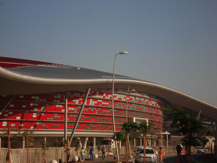 ConceptWall 86 Façades - Race track Ferrari World Abu Dhabi located in Abu Dhabi, United Arab Emirates