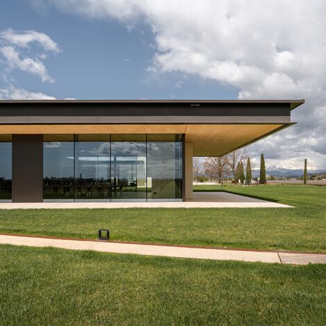HiFinity Sliding & Folding and ConceptPatio 155 Sliding & Folding - Cantine Vie di Romans located in Gorizia, Italy