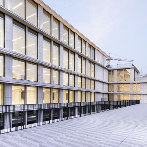 MasterLine 8-HI Doors, SlimLine 38 HI Windows, CS 77 Fire Proof Doors, CW 50-HI Façades and CW 50-ALU ON STEEL Façades - Spiga26 located in Milan, Italy
