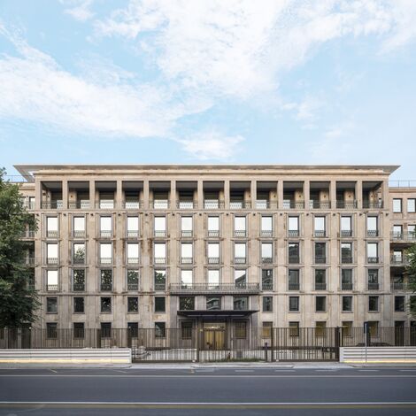 MasterLine 8-HI Doors, SlimLine 38 HI Windows, CS 77 Fire Proof Doors, CW 50-HI Façades and CW 50-ALU ON STEEL Façades - Spiga26 located in Milan, Italy