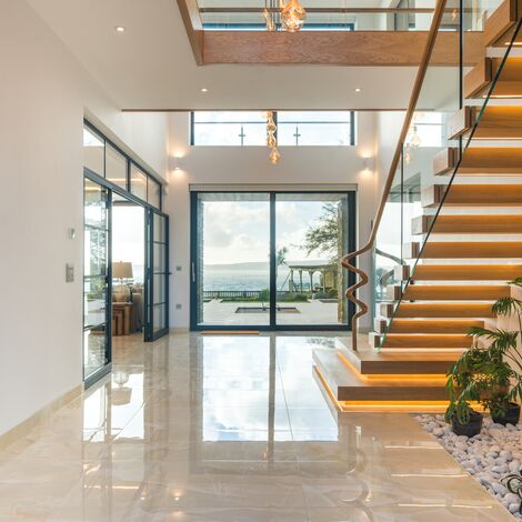 SlimLine 68 Windows, ConceptPatio 130 Sliding & Folding and ConceptSystem 77 Doors - Waters Edge located in Exeter, United Kingdom