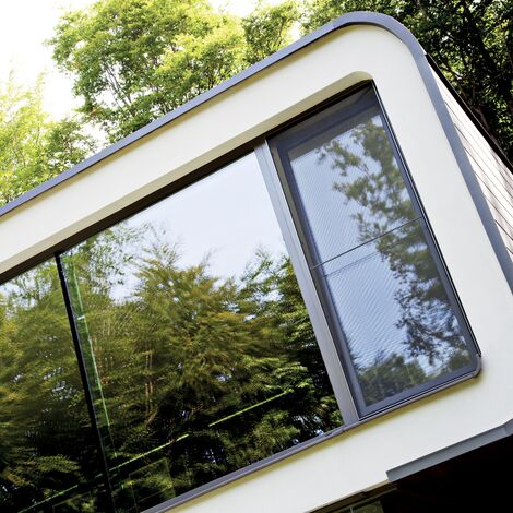 ConceptSystem 77 Windows, ConceptSystem 77 Doors, ConceptWall 50 Façades, CS 86-HI (c) Cancelled Systems and CP 50 Sliding & Folding - Van Acker Sissau villa located in Loppem, Belgium