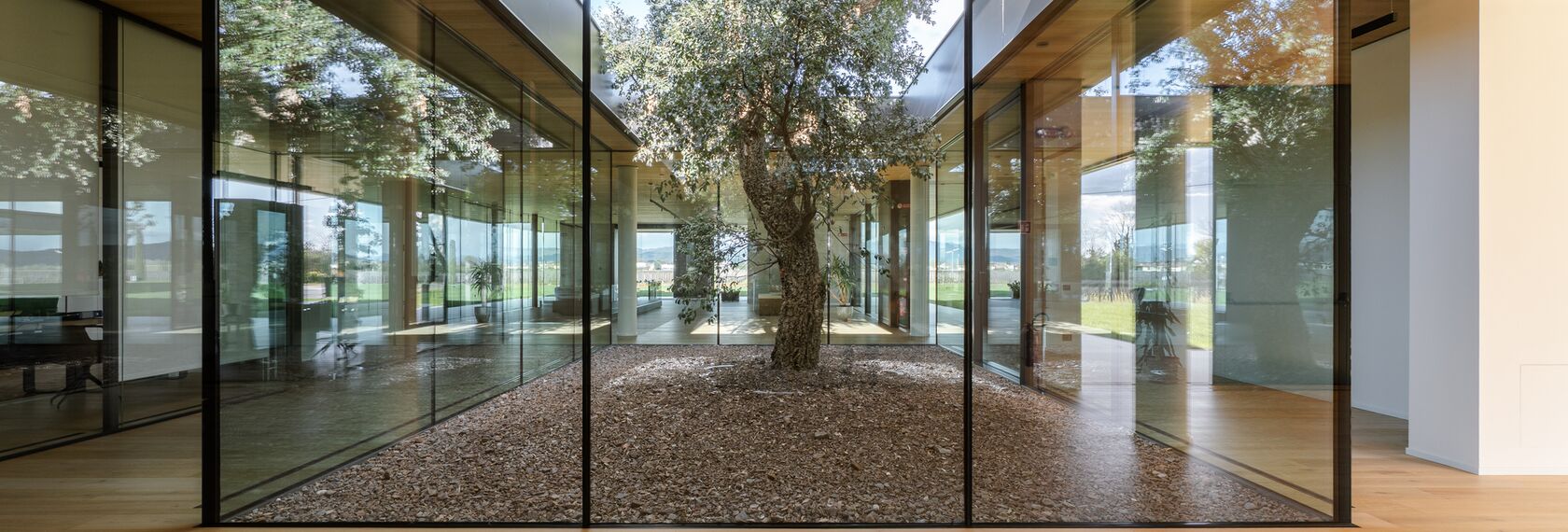 HiFinity Sliding & Folding and ConceptPatio 155 Sliding & Folding - Cantine Vie di Romans located in Gorizia, Italy