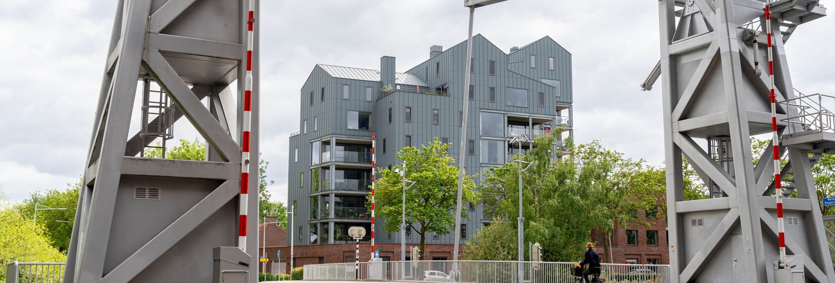 SlimLine 38 Windows, ConceptPatio 130 Sliding & Folding and ConceptPatio 155 Sliding & Folding - Wolstad Piushaven located in Tilburg, The Netherlands