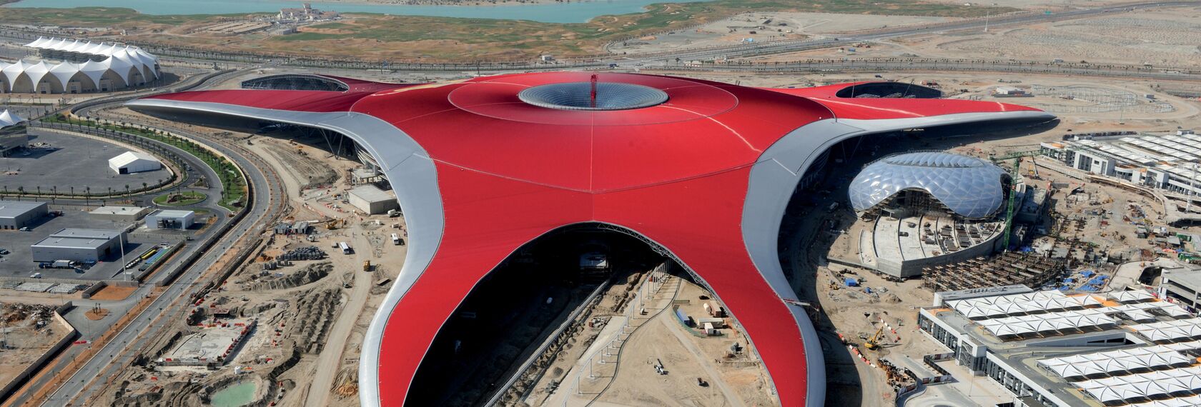 ConceptWall 86 Façades - Race track Ferrari World Abu Dhabi located in Abu Dhabi, United Arab Emirates