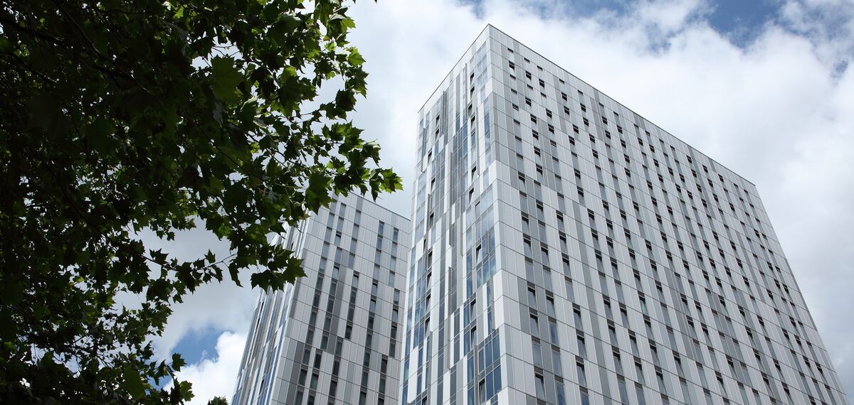 CW 65-EF Façades - Media City located in Manchester, United Kingdom