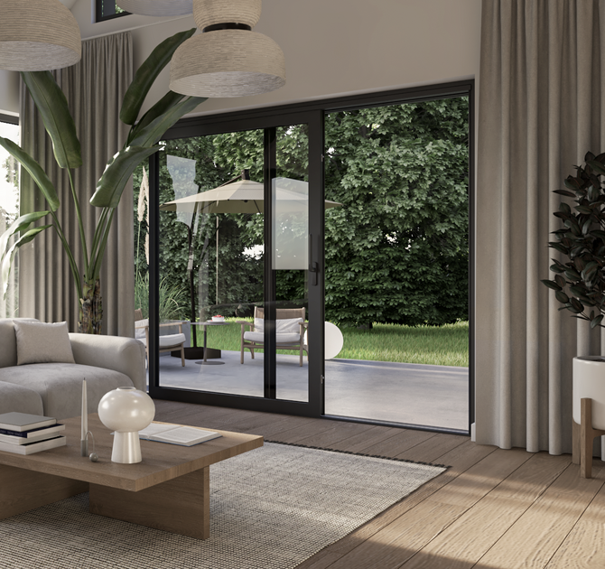 MasterPatio Monorail Outside Glazed