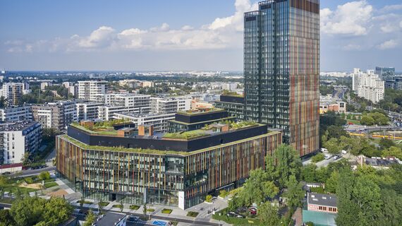 ConceptWall 50 Façades, MasterLine 8 Windows, MasterLine 8 Doors, CW 50-HI Façades and CW 50-SC Façades - Forest located in Warsaw, Poland