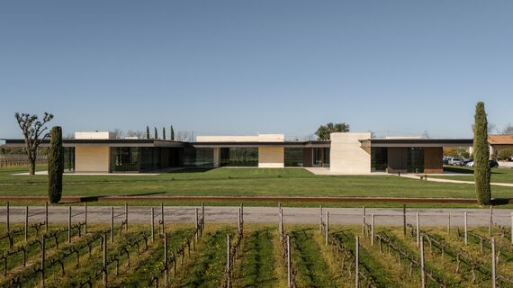 HiFinity Sliding & Folding and ConceptPatio 155 Sliding & Folding - Cantine Vie di Romans located in Gorizia, Italy