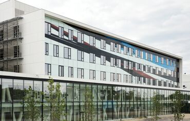 ConceptSystem 77 Windows, BriseSoleil 100 Solar Shading and CS 77 Fire Proof Windows - AZ Sint Maarten located in Mechelen, Belgium